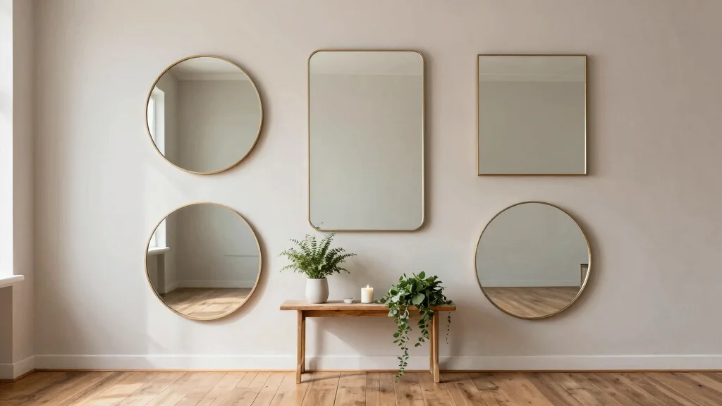 16 4 Mirrors on Wall Decor Ideas for Symmetrical Design
