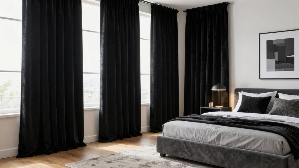 16 Black Velvet Curtains Bedroom Ideas for Dramatic Style