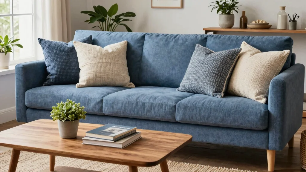 16 Blue Couch Throw Pillows Ideas for a Balanced Palette