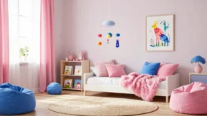 16 Pink and Blue Throw Pillows Ideas for Playful Decor