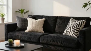 17 Black Couch Throw Pillows Ideas for a Modern Edge