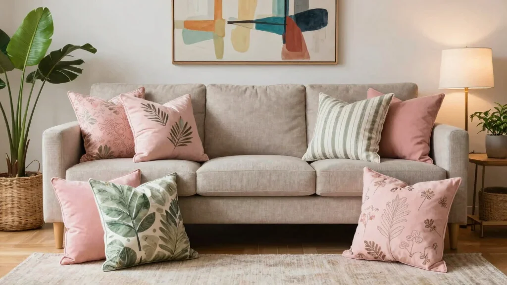 17 Pink and Green Throw Pillows Ideas for a Fresh Pop of Color