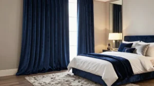 18 Blue Velvet Curtains Bedroom Ideas for a Luxe Look