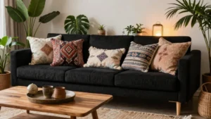 18 Throw Pillows for Black Couch Ideas for Chic Contrast