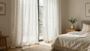 18 White Linen Curtains Bedroom Ideas for a Calm Neutral Space