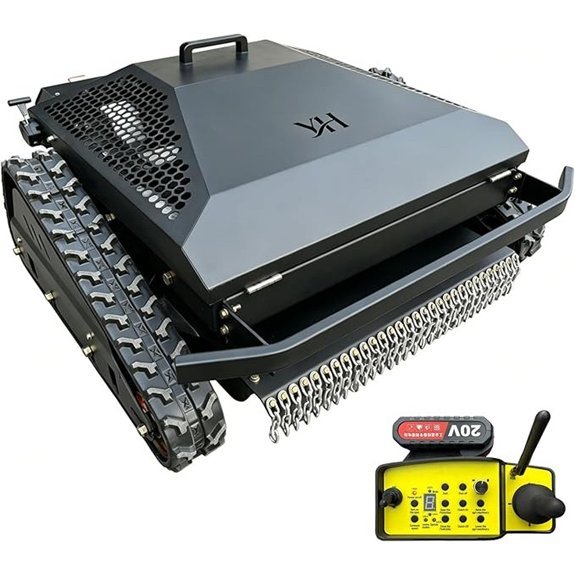 18hp remote control tracked lawn mower