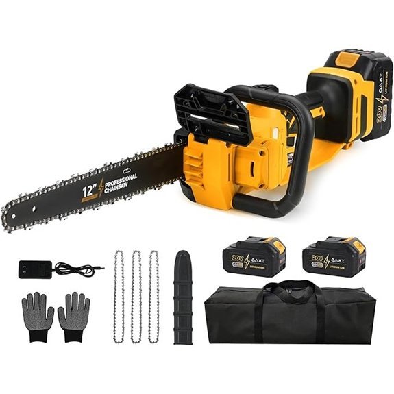 20v cordless chainsaw set