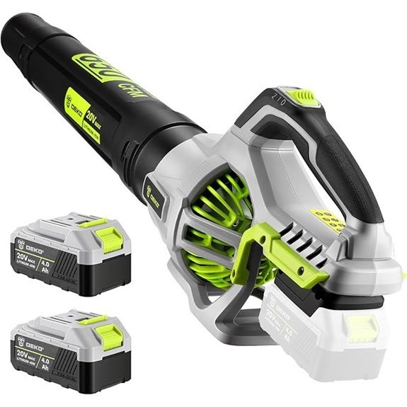 650 cfm cordless blower with batteries