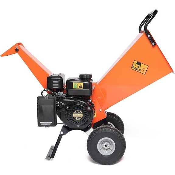 7hp gas powered wood chipper