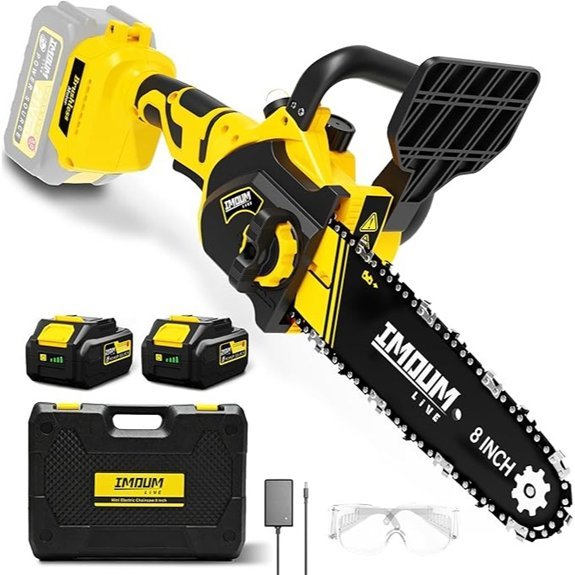 8 inch dual battery cordless chainsaw