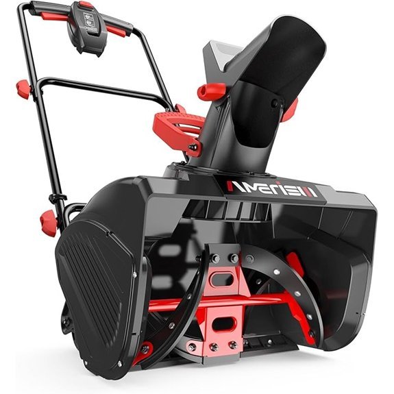 amerisun snow blower details 18 inch 15a