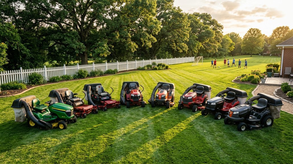 best riding mowers with baggers