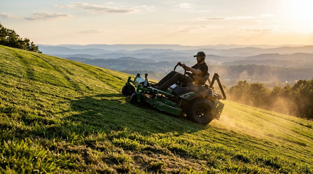 best zero turn mowers hills