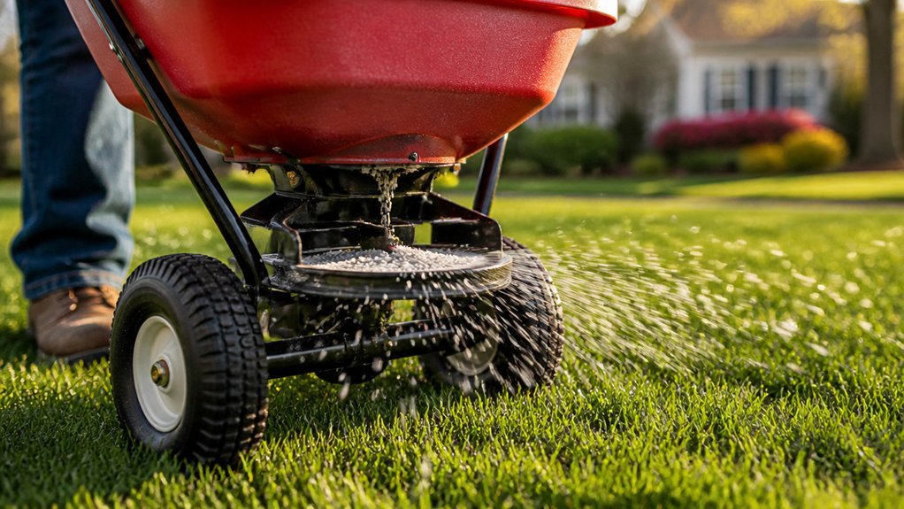 broadcast fertilizer evenly spreader instructions