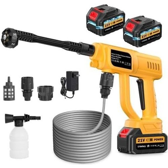 cordless 1700 psi pressure washer