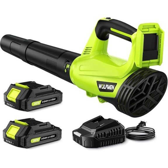 cordless leaf blower with batteries