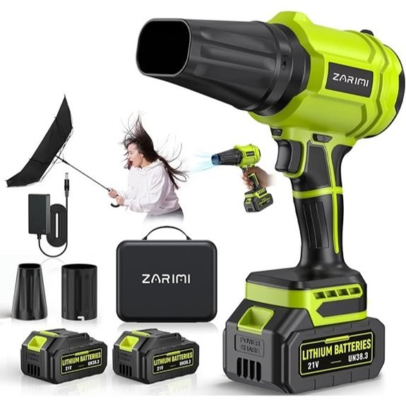cordless leaf blower with batteries