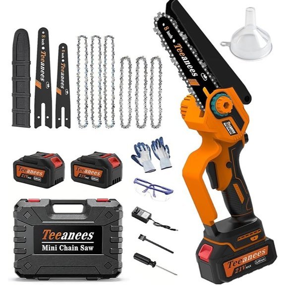 cordless mini chainsaw set