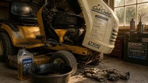 cub cadet mower oil specifications
