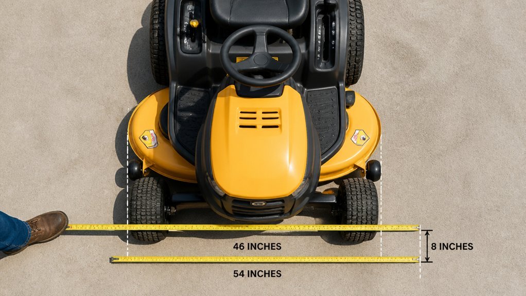 cutting width vs overall width difference