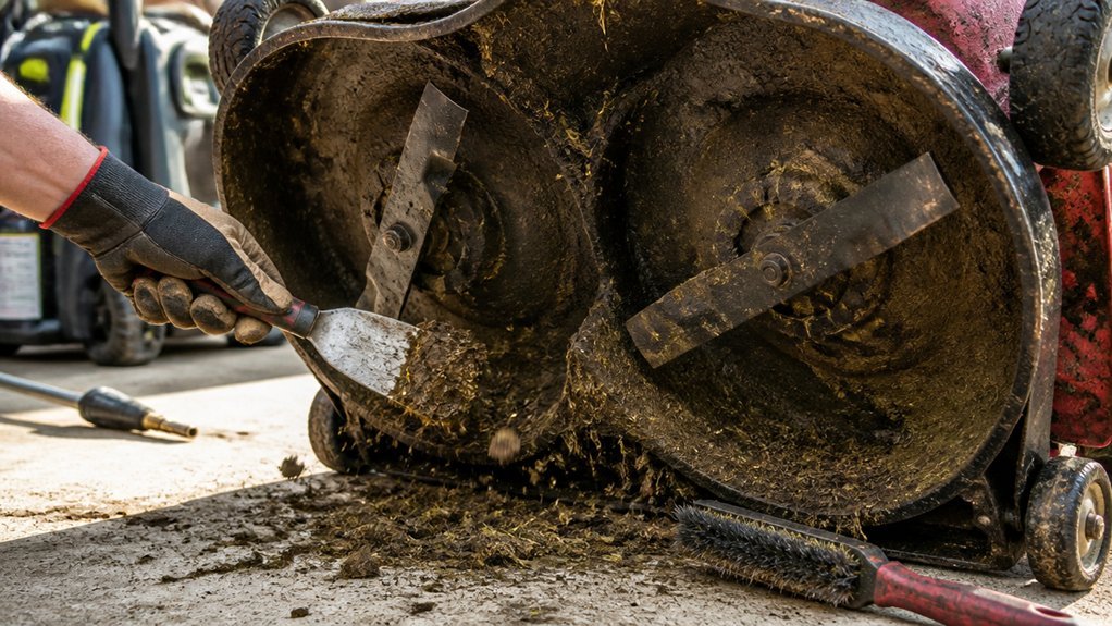 deck and undercarriage cleaning rust prevention
