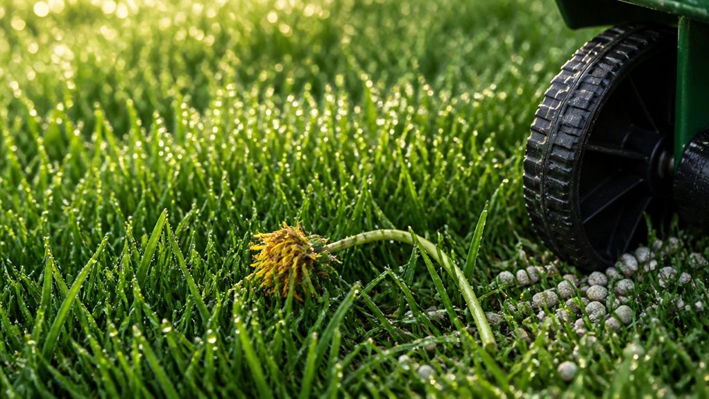 dense weed suppressing turf management