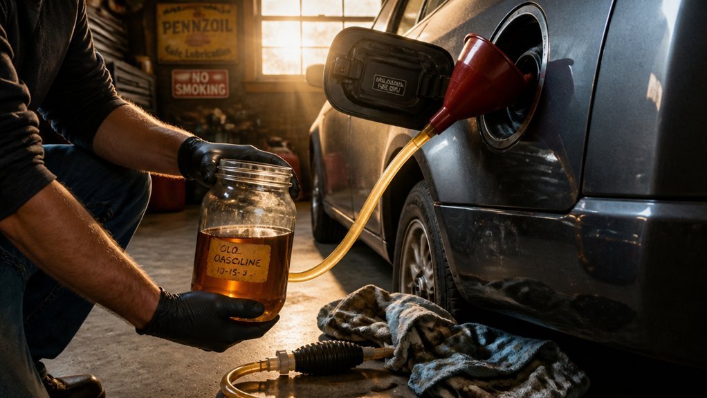 dilute old gas safely drive