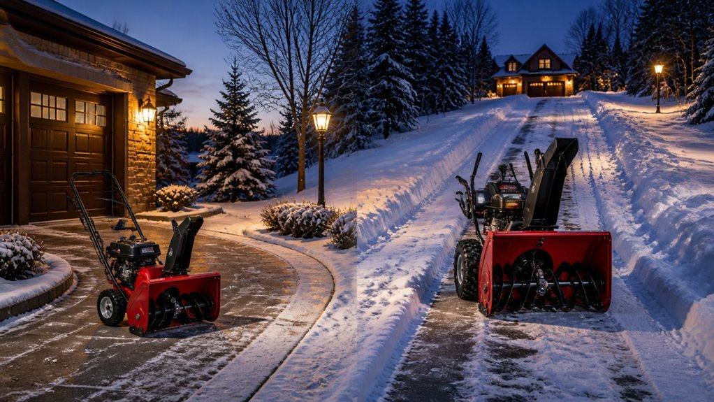 driveway size guided power matching
