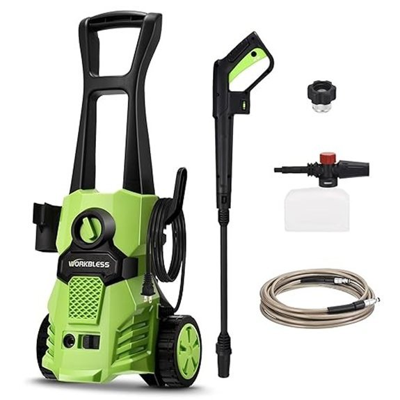 electric pressure washer with hose
