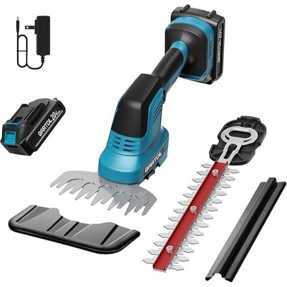 gartol cordless hedge trimmer set