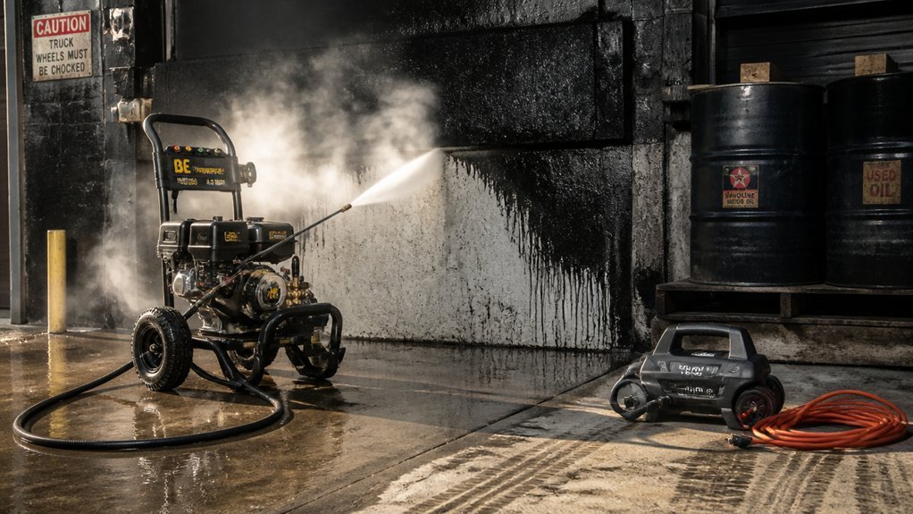 gas powered units deliver unmatched cleaning force
