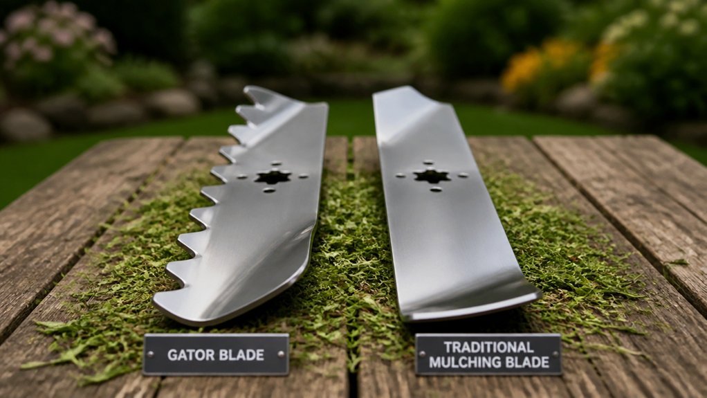 gator blades superior mulching versatility