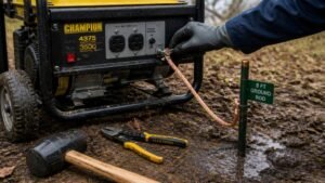 ground a portable generator properly