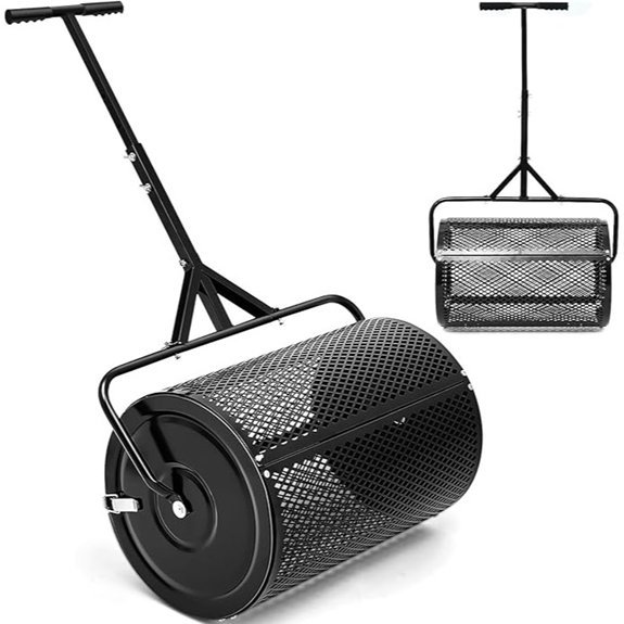 hiboom 36 inch compost spreader