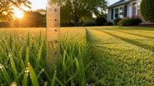 ideal grass height guidelines