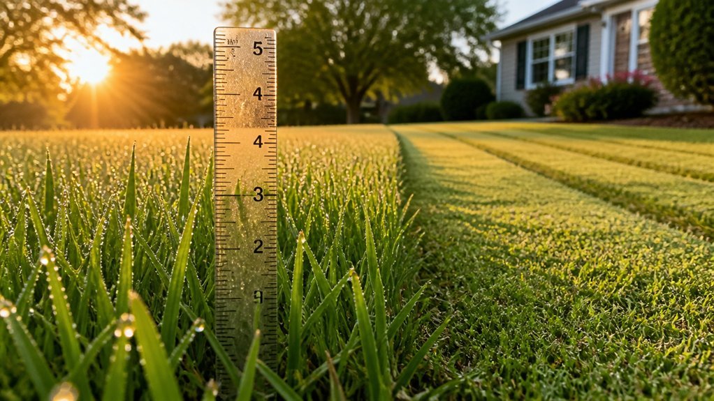 ideal grass height guidelines