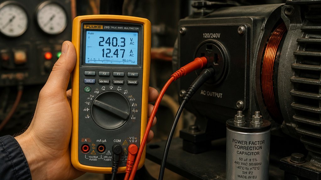 input volts amps power factor