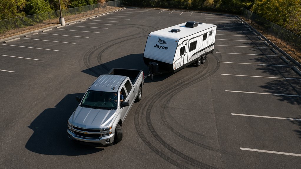 left side trailer alignment setup