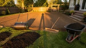 leveling a bumpy lawn effectively