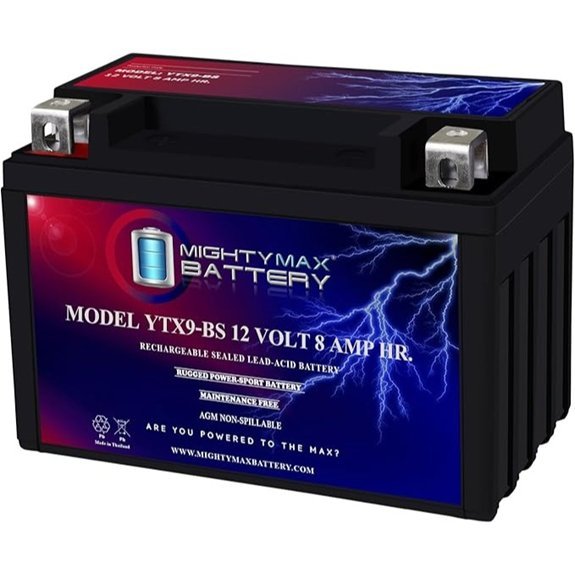 mighty max ytx9 bs battery