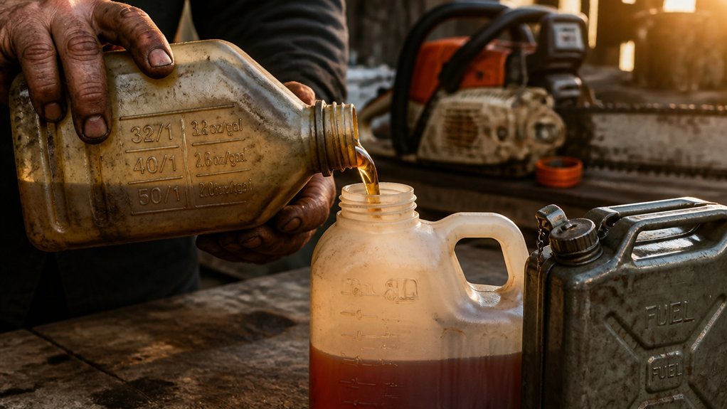 mix two stroke fuel correctly