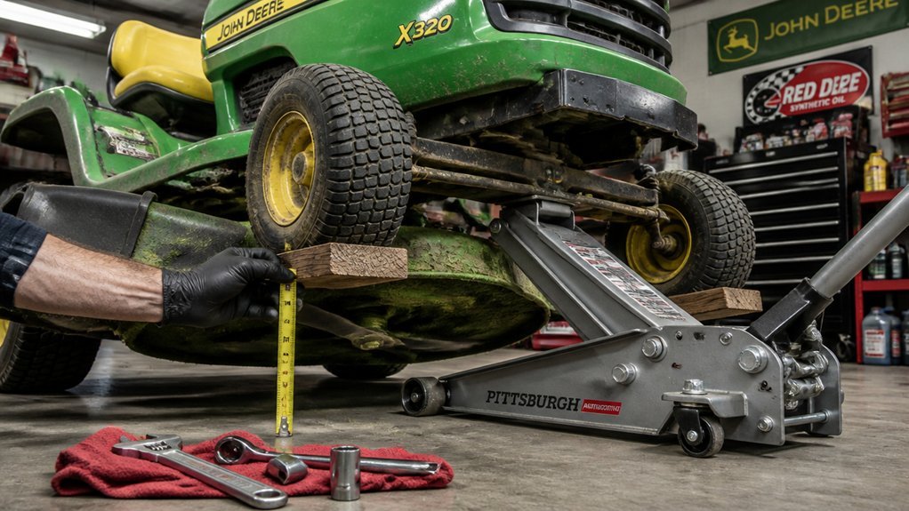 mower deck leveling instructions