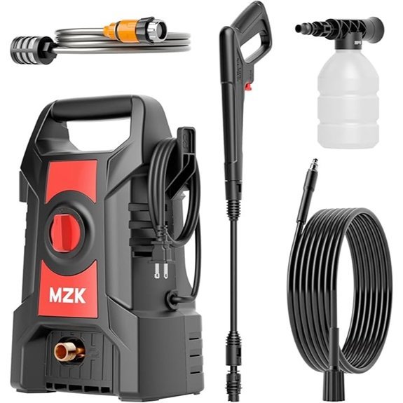 mzk pressure washer with foam cannon