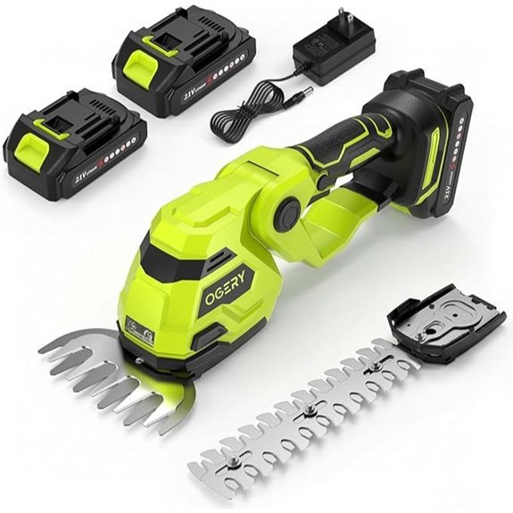 ogery 21v cordless hedge trimmer