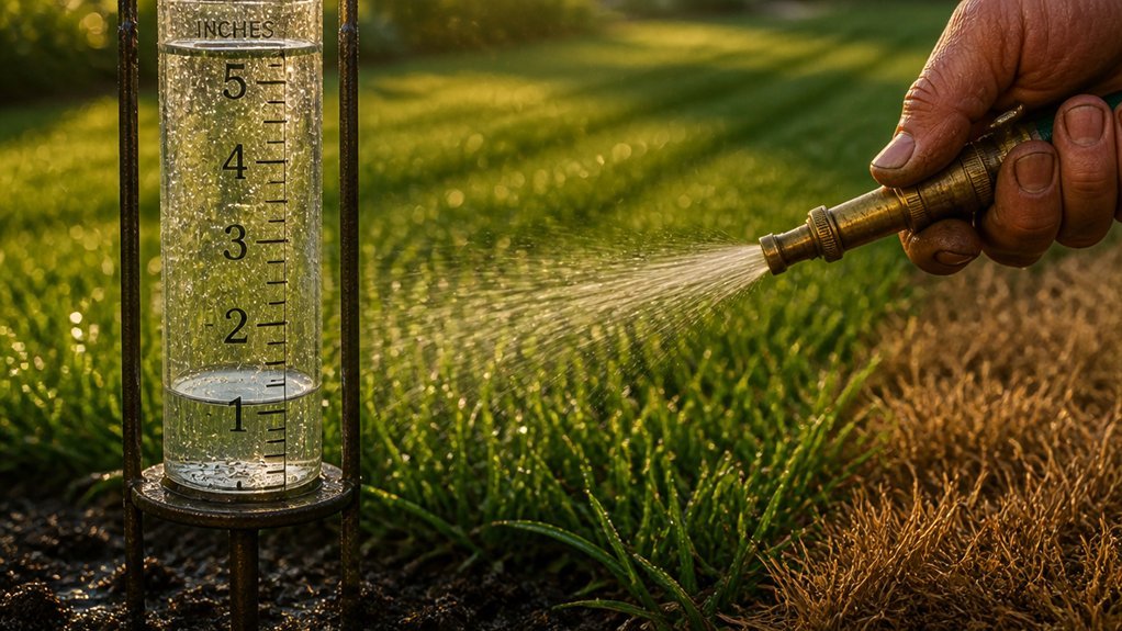 one inch weekly watering deep