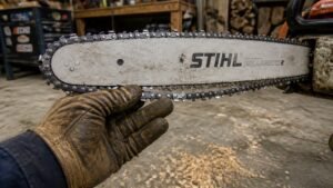 proper chain tension for chainsaw