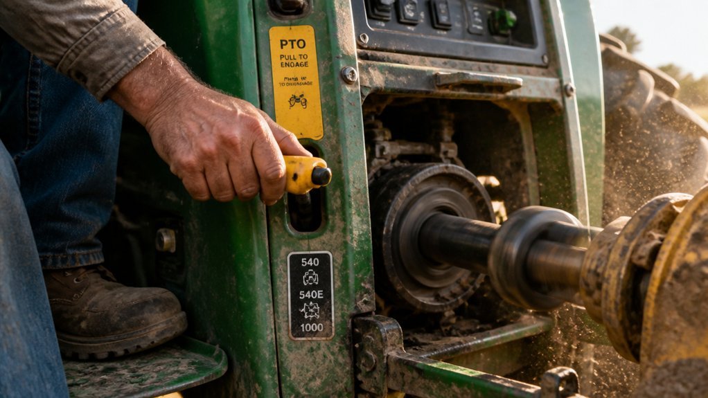 pto engagement and safety procedure
