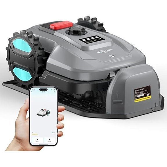 robot lawn mower with app control 1 8 acre