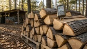 season firewood properly before use