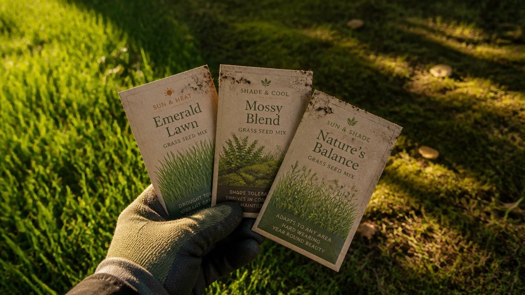 seed mix by sun exposure